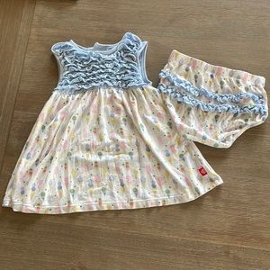 magnetic me | 6-9 mos | ice cream cone print dress with bloomers